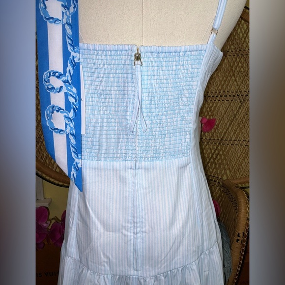 Lilly Pulitzer NWT Saylar Maxi Dress Naut Today ⚓️ Size 14 - Picture 6 of 16